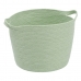 Set of Baskets Rope Light Green 26 x 26 x 33 cm (3 Pieces)