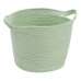 Set of Baskets Rope Light Green 26 x 26 x 33 cm (3 Pieces)