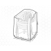Capa para Cadeira Aktive Polietileno 66 x 120 x 66 cm (6 Unidades)