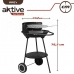 Kullgrilling med Hjul Aktive Aluminium Emaljert metall tekstiili 42 x 76,5 x 42 cm Svart