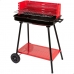 Szén barbecue kerekekkel Aktive Acél Műanyag Zománcozott fém 66 x 85 x 44 cm Piros