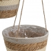 Set de Coșuri Natural Gri Fibră naturală 20 x 20 x 27 cm (3 Piese)