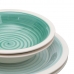 Posuđe za jelo 18 Dijelovi Plava Zelena 1 cm Gres Keramika