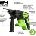 Perforerende hammer Greenworks 3803007