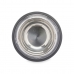 Futternapf für Hunde Silberfarben Grau Gummi Metall 35 x 0,03 x 25 cm (24 Stück)