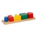 Строителна Игра с Блокове 20 Части 1,4 x 8,6 x 31 cm Дървен