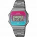 Unisex hodinky Casio ICONIC - RETRO VAPORTHEME SERIE Stříbřitý (Ø 35 mm)