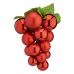 Bombka świąteczna Winogrona Mały Czerwony Plastikowy 14 x 14 x 25 cm