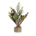 Dekorativní rostlina Versa Len Kov Plastické Cement 13 x 32 x 13 cm