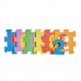 Covor Puzzle Multicolor Numere Cauciuc Eva (12 Unități)