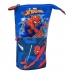 Potloodetui Spider-Man Great power Blauw Rood 8 x 19 x 6 cm