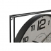Стенен часовник Home ESPRIT Бял Черен Метал Дървен MDF 62 x 6 x 65 cm (2 броя)