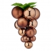Christmas Bauble Grapes Small Brown Plastic 14 x 14 x 25 cm