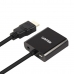 Adaptador HDMI a VGA con Audio Unitek Y-6333 Negro