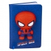 Notesbog Spider-Man SQUISHY Blå 18 x 13 x 1 cm