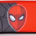 Kolme tõmblukuga pliiatsikarp Spider-Man Punane Must 22,5 x 2 x 11,5 cm