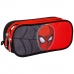 Pennenetui met 2 vakken Spider-Man Zwart 22,5 x 8 x 10 cm