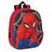 Mochila Escolar 3D Spider-Man Negro Rojo 27 x 33 x 10 cm