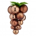 Christmas Bauble Grapes Small Brown Plastic 15 x 15 x 20 cm