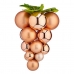 Christmas Bauble Grapes Small Brown Plastic 18 x 12 x 20 cm