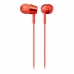 Slušalke z mikrofonom Sony MDR-EX155AP Rdeča