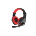 Headphones with Microphone Genesis NSG-1437 Black Red/Black