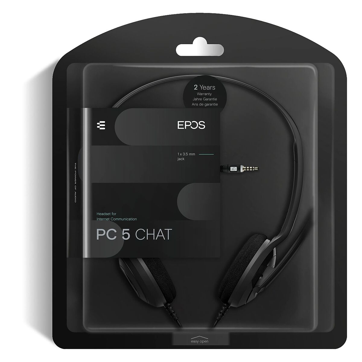 Hovedtelefoner Sennheiser PC 5 CHAT Sort