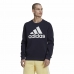 Herren Sweater ohne Kapuze Adidas Essentials Big Logo Marineblau Dunkelblau