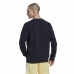 Férfi Kapucni nélküli pulóver Adidas Essentials Big Logo Tengerészkék kék
