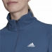 Ženska majica z dolgimi rokavi Adidas Own the Run 1/2 Zip Indigo modra