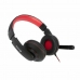 Casque avec Microphone Gaming NGS NGS-HEADSET-0212 PC, PS4, XBOX, Smartphone Noir Rouge