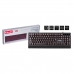 Keyboard Activejet K-3255 Black Monochrome QWERTY