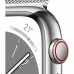 Montre intelligente Apple Series 8 4G Argenté WatchOS 9