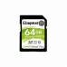 Scheda Di Memoria SD Kingston SDS2/64GB 64GB Nero 64 GB UHS-I