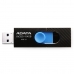 USB стик Adata UV320 Черен/Син 64 GB