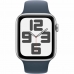 Smartwatch Apple SE Albastru Argintiu 44 mm