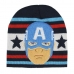 Gorro Infantil Captain America The Avengers Azul Marinho (Tamanho único)