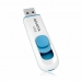 USB Memória Adata AC008-64G-RWE 64 GB Fehér Kék/Fehér 64 GB