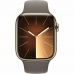 Chytré hodinky Apple Series 9 Gaštanová Zlatá 45 mm