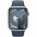 Okosóra Apple Series 9 Kék Ezüst színű 45 mm