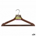 Set of Clothes Hangers Confortime Brown Wood 3 Pieces (24 Units)