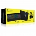 Gaming-paketti Corsair K55 RGB PRO + HS55 + HARPOON RGB PRO + MM100 Espanjalainen Qwerty