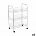 Vegetable trolley Confortime Silver Metal 40 x 26 x 62 cm (6 Units)