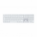 Tastatur Apple MQ052Y/A Qwerty Spanisch Silberfarben