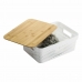 Többcélú doboz Confortime Fehér Barna Bambusz Műanyag 36 x 26,5 x 13,5 cm (6 egység)