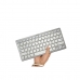 Wireless Keyboard Nilox NXKB01S Spanish Qwerty White