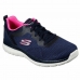 Chaussures de sport pour femme Skechers Bountiful Quick Path Bleu foncé