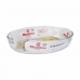 Oven Dish Quttin   Transparent 2,2 L Glass Oval 30,1 x 20,9 x 6,3 cm (4 Units)