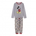 Schlafanzug Mickey Mouse Grau (Erwachsene) Herren