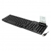 Keyboard with Reader Ewent EW3252 DNI Black